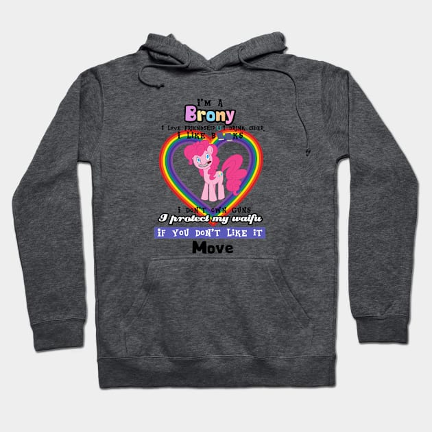 I'm a Brony! Hoodie by AmyNewBlue